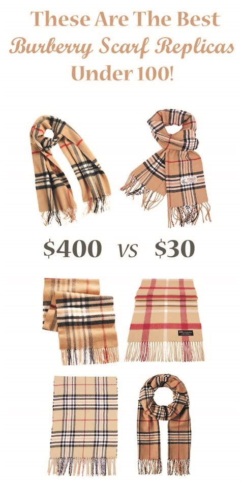 burberry scarf dupes|burberry scarf vs real.